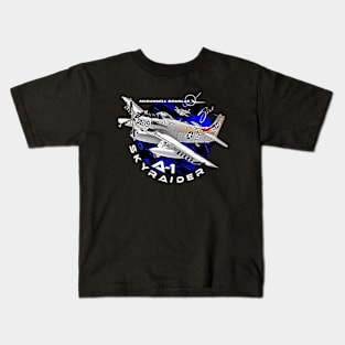 Douglas A-1 Skyraider Attack Aircraft Kids T-Shirt